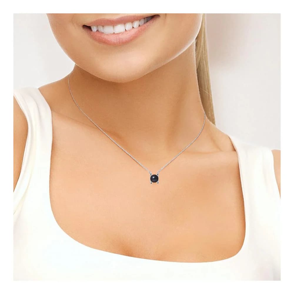 Collier Perle d'Eau Douce Noire