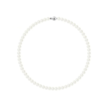 Collier en Perles de Culture Blanches