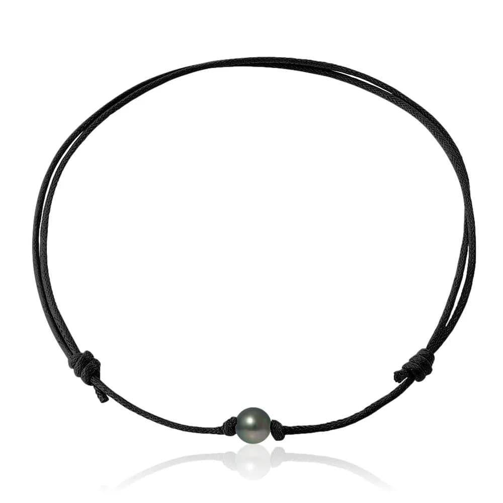 Collier Cordon avec Perle de Tahiti