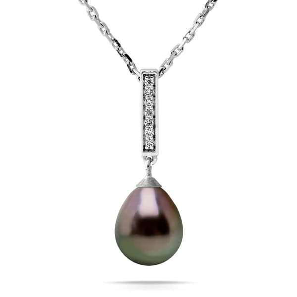 Collier Argent Perle de Tahiti