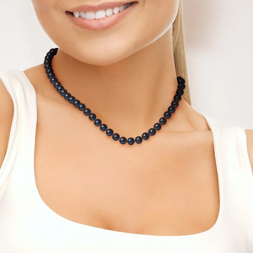 Collier Noir Femme