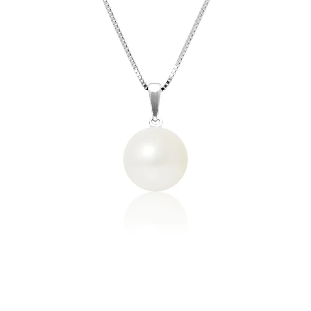 Pendentif Perle de Culture Blanche