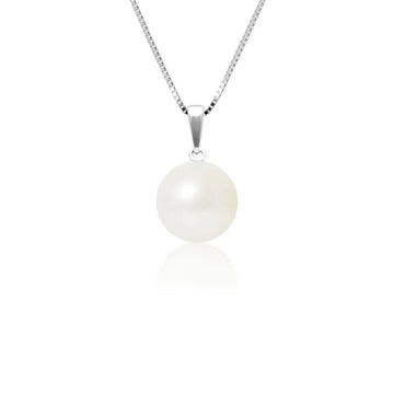 Pendentif Perle de Culture Blanche